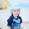 Der Eimer-Hut-UV-Baumwolle 50+ 100% der justierbare breite Rand-Kinder